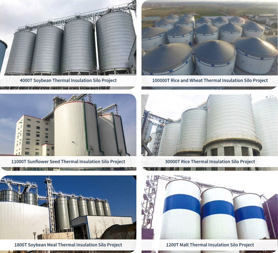 Huatai group thermal insulation silo projects
